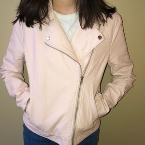 Baby Pink, Forever 21 Moto Jacket.